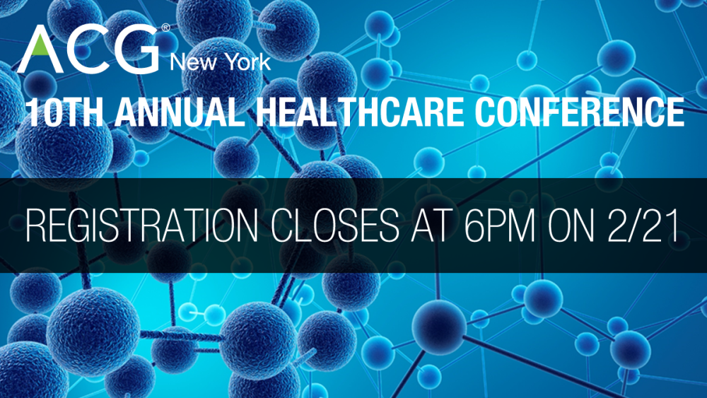 10th Annual Healthcare Conference ACG New York
